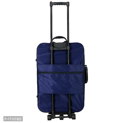 Soft Body Luggage - 20inch Trolley Bag / Suitcase Bag Number Lock With 2 wheel - Blue-thumb2