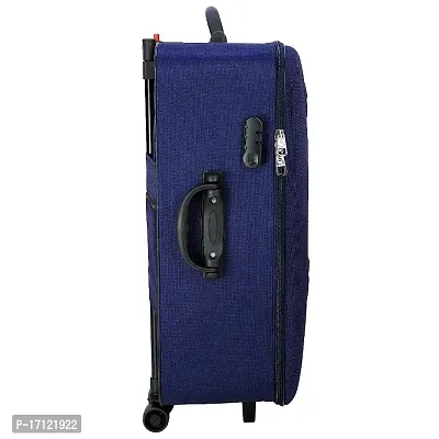 Soft Body Luggage - 20inch Trolley Bag / Suitcase Bag Number Lock With 2 wheel - Blue-thumb3