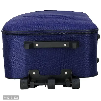 Soft Body Luggage - 20inch Trolley Bag / Suitcase Bag Number Lock With 2 wheel - Blue-thumb4