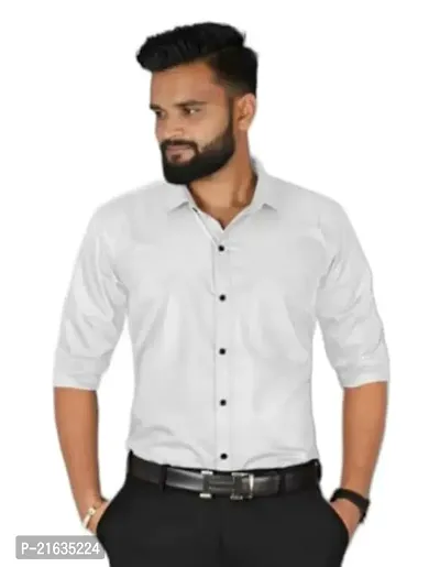 Men Solid Regular Fit Cotton Casual Shirt