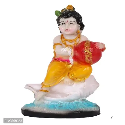 Krishan Murti Multicolour With Makhan Mutki-thumb0