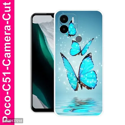 MF Desiner Hard cash cover for POCO C51 Camera cut