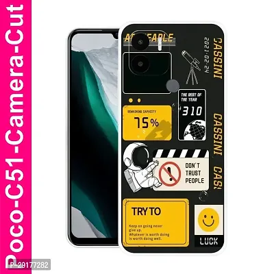 MF Desiner Hard cash cover for POCO C51 Camera cut-thumb0