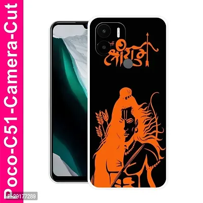 MF Desiner Hard cash cover for POCO C51 Camera cut