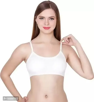 DYOMNIZY Woman Non Padded 6 Steps Underwear Full Coverage Bra (Free Size) (Free Size, White)-thumb0