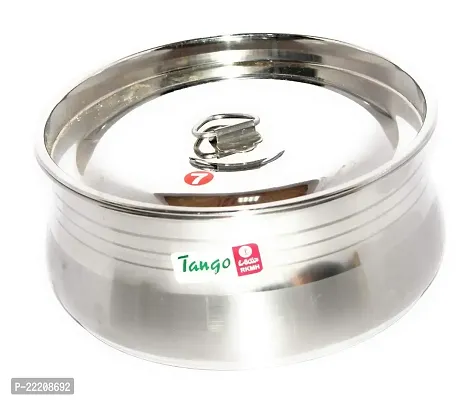 Expresso Stainless Steel Tableware Cooking  Serving Dish Pot Set of 3, Silver 400ml / 600ml  800ml-thumb0