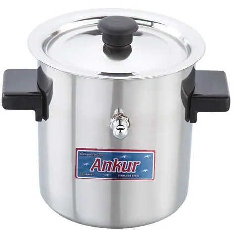 Ankur Stainless Steel Milk Boiler Long Model Induction Friendly Pot