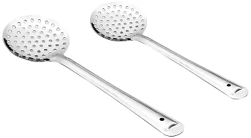 Expresso Stainless Steel Basting/Serving Skimmer Set (2 Pieces)-thumb1