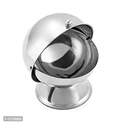 Expresso Stainless Steel Sugar Bowl with Roll Top,Seasoning Container Pot for Home Kitchen,Restaurant and Server Afternoon Tea Coffee-thumb0