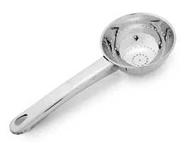 Expresso Stainless Steel Handheld Colander, Strainer with Hole Bowl, Size - 1  3, Set of 2 Piece-thumb2