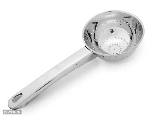 Expresso Stainless Steel Handheld Colander, Strainer with Hole Bowl, Size - 1  3, Set of 2 Piece-thumb3