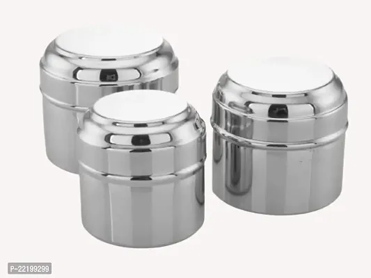 Expresso Stainless Steel Stackable Small/Mini Box Dabba/Container/Storage Box