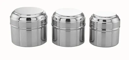 Expresso Stainless Steel Stackable Small/Mini Box Dabba/Container/Storage Box-thumb2