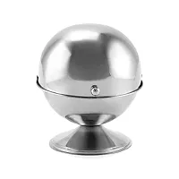 Expresso Stainless Steel Sugar Bowl with Roll Top,Seasoning Container Pot for Home Kitchen,Restaurant and Server Afternoon Tea Coffee-thumb2