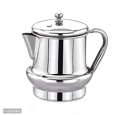 Expresso Stunning Classy Hand-Polished Stainless Steel Teapot with Lid-thumb0