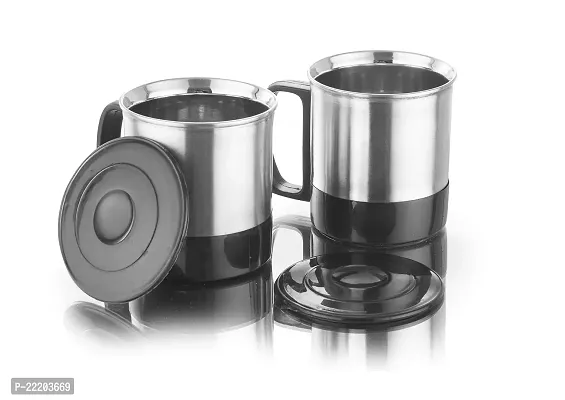 Expresso Stainless Steel Coffee/Tea Cup - Silver, 150 ml