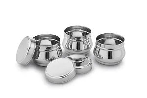 Expresso Stainless Steel Small/Mini Box Dabba/Container/Storage Box, Capacity-230ml Each, Set of 3-thumb2