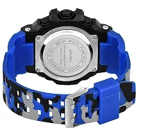 KALAKUNJ Presents Digital Sports Watch for Men & Boys Multi Functional Black Dial Shockproof Automatic (Blue)-thumb2