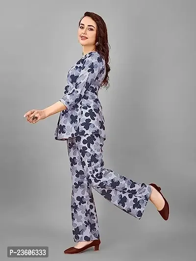 STAYMO Stylish Women's Print Co-Ord Set | Trendy Matching Outfit for Any Occasion-thumb2