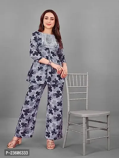 STAYMO Stylish Women's Print Co-Ord Set | Trendy Matching Outfit for Any Occasion-thumb5