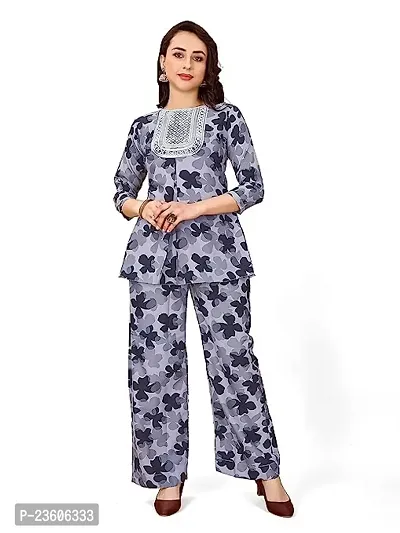 STAYMO Stylish Women's Print Co-Ord Set | Trendy Matching Outfit for Any Occasion-thumb0