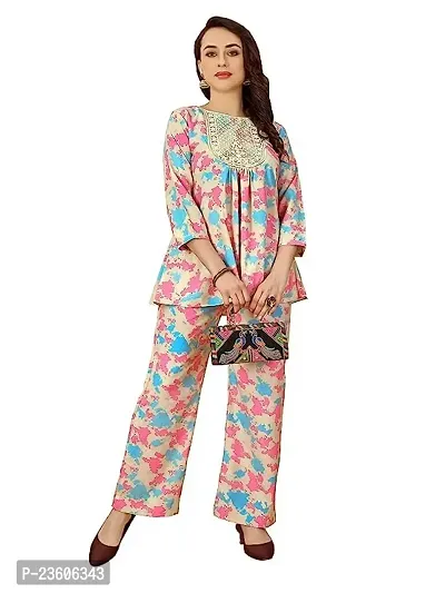 STAYMO Stylish Women's Print Co-Ord Set | Trendy Matching Outfit for Any Occasion