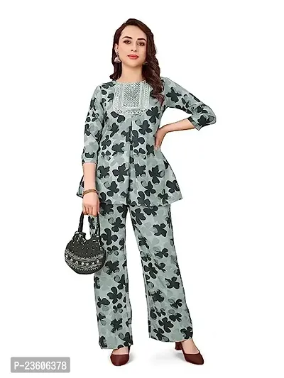 STAYMO Stylish Women's Print Co-Ord Set | Trendy Matching Outfit for Any Occasion