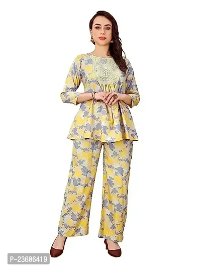 STAYMO Stylish Women's Print Co-Ord Set | Trendy Matching Outfit for Any Occasion