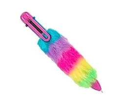 Unicorn stationery Pen Combo Set for Girls, 2 Lipstic Pen, Water Pen, Mermaid Pen, Fur Pen for Girls/Kids (Pack of 5)-thumb1
