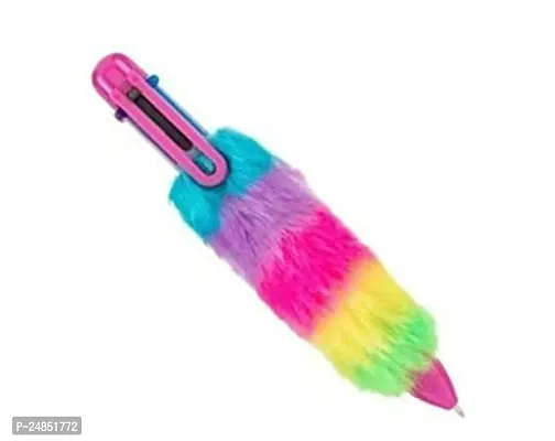 Unicorn stationery Pen Combo Set for Girls, 2 Lipstic Pen, Water Pen, Mermaid Pen, Fur Pen for Girls/Kids (Pack of 5)-thumb2