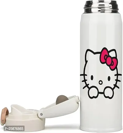 Water Bottle, Mug Bottle, Thermos, Stainless Steel Bottle, Sports Bottle, Stylish, Direct Drinking, One-Touch, Lightweight, Portable, Large Capacity, Leak Proof, Home, School, Outdoors, Girls, Boys, A