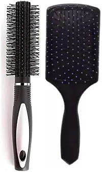 Round Roller Hair Brush with paddle brush Combo Comb for All Type of Hair (hair com 3)-thumb3