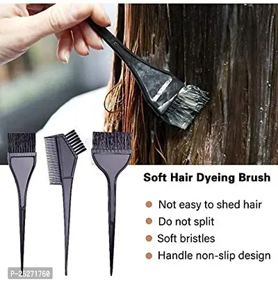 Hair Colouring Tools, Hair Dyeing Tool Set, Brush Double-Sided Coloring Comb and Bowl Set Kit DIY Salon-thumb5