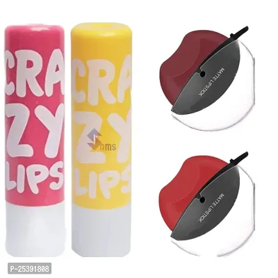 Apple Design Matte Lipstick with baby lips