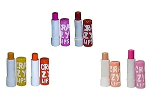 Crazy Lips Lip Balm ( Multicolour ) - Pack of 12-thumb3