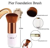 Round Foundation and oval  Makeup Brush-thumb2