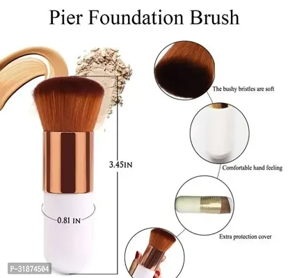 Round Foundation and oval  Makeup Brush-thumb3