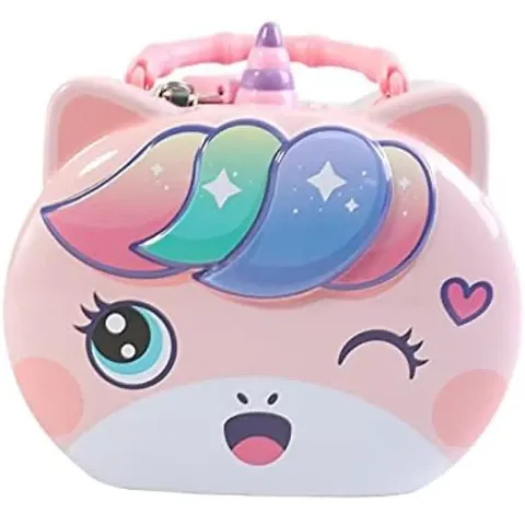 Kitty Unicorn Themed Piggy Bank for Kids -  (kitty Unicorn Coin Box)