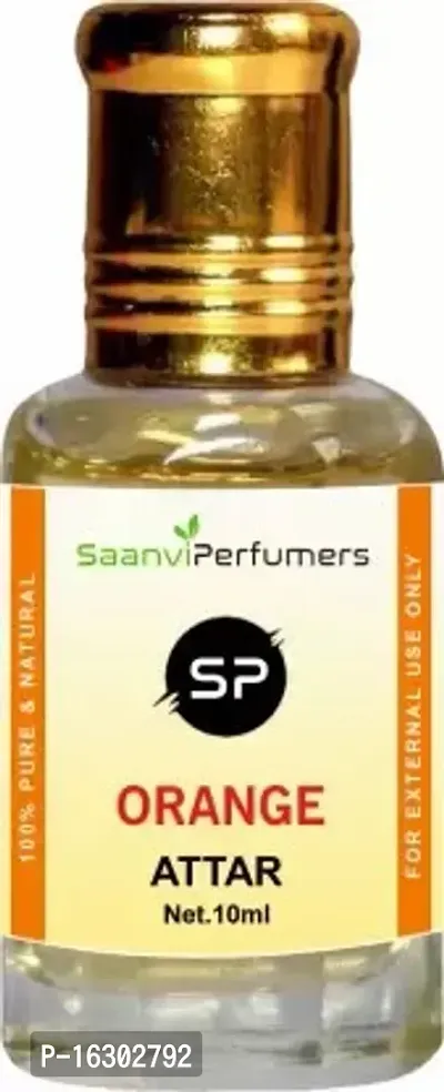 Charming Saanvi Perfumers Orange Attar 10Ml ( Alcohol Free Attar For Men ) Perfume Oil