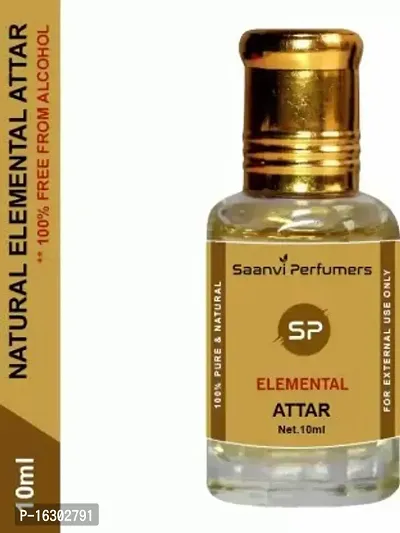 Charming Saanvi Perfumers Elemental Attar For Men  Women Alcohol Free Perfume Oil With Roll On Easy To Apply Floral Attar (Floral)-thumb0