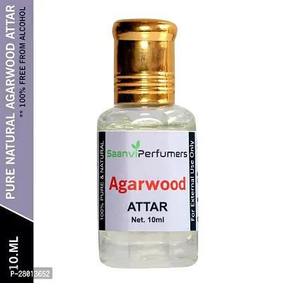 Natural Agarwood Fragrance Attar 0% Alcohol With Floral Fragrance (10ml)