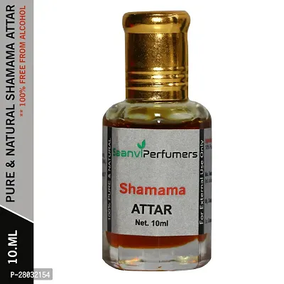 Saanvi Perfumers  Shamama  | Attar | Floral Attar | Scent | Perfume Oil | Fragrance Oil | Perfume Fragrnae | Fragrnce Perfume Natural 0% Alcohol With Floral Fragrance (10ml)-thumb0