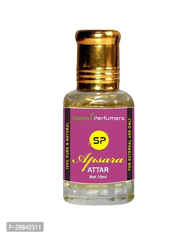 Saanvi Perfumers  Apsara | Attar | Floral Attar | Scent | Perfume Oil | Fragrance Oil | Perfume Fragrnae | Fragrnce Perfume Natural 0% Alcohol With Floral Fragrance (10ml)