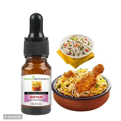 Saanvi Perfumes Biryani Food Flavour Essence 15ml | Liquid Food Essence (15ml)-thumb0