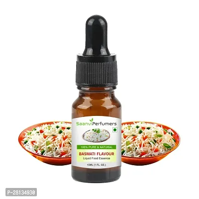 Saanvi Perfumes Basmati Food Flavour Essence 15ml | Liquid Food Essence (15ml)