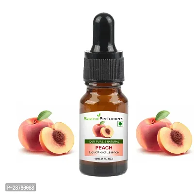 Saanvi Perfumes Peach Food Flavour Essence 15ml | Liquid Food Essence