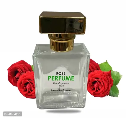 Saanvi Perfumers Rose Perfume Spray | Long Lasting Fragrance Eau de Parfum - 50 ml  (For Men  Women)