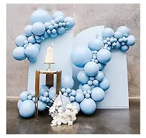Pastel Blue Balloons Latex Party Balloons (Pack Of 50Pc)-thumb1