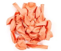 Pastel Orange Balloons Latex Party Balloons (Pack Of 50Pc)-thumb1