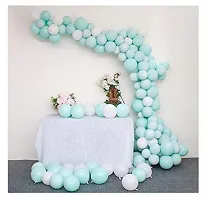 Pastel Sea Green Balloons Latex Party Balloons (Pack Of 50Pc)-thumb1